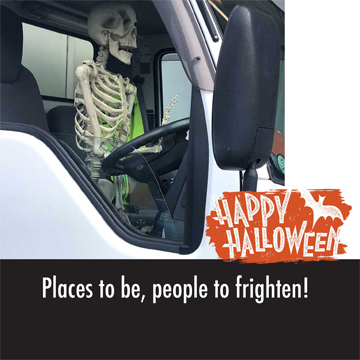 Halloween at Caxton - Steve, people to frighten